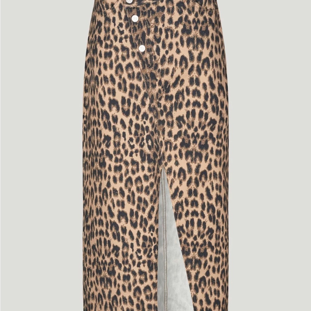 Baum und Pferdgarten Leopard Sigge Denim Maxi Skirt 38EU/Size 6 (Medium)